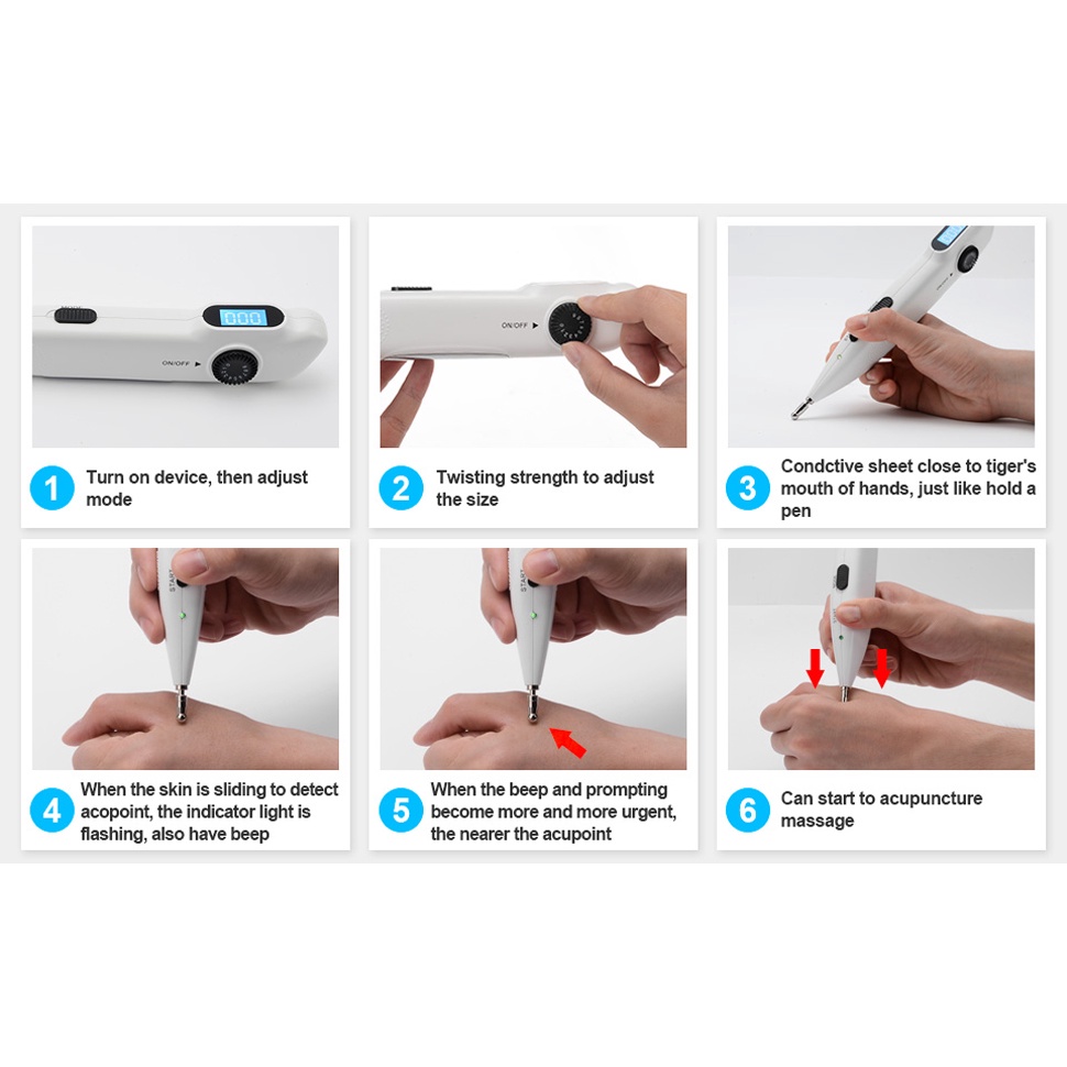 Bút dò huyệt châm cứu Xung Điện Cao Cấp Leawell LY508BH