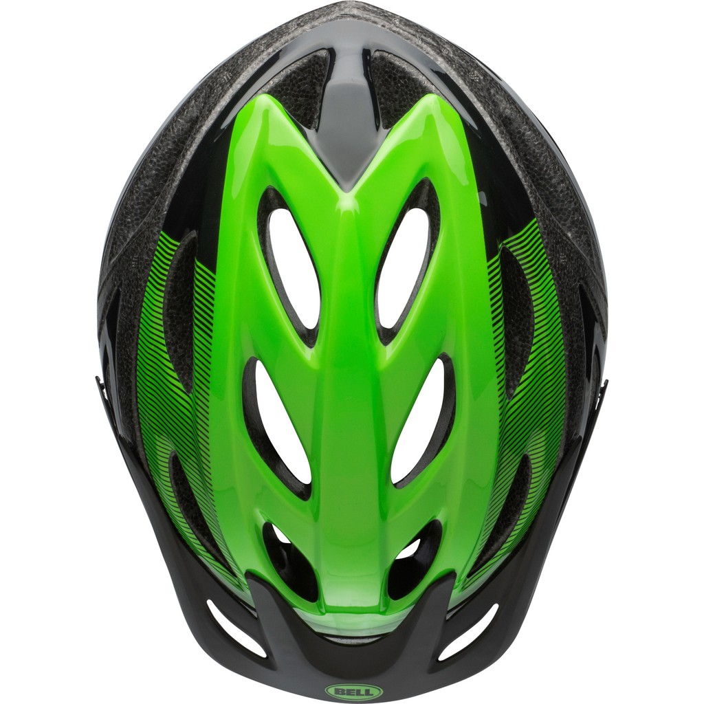 NÓN BẢO HIỂM XANH LÁ NGƯỜI LỚN/ TRẺ EM Bell Axle Bike Helmet, Black/Green, Adult 14+ (54-61cm)