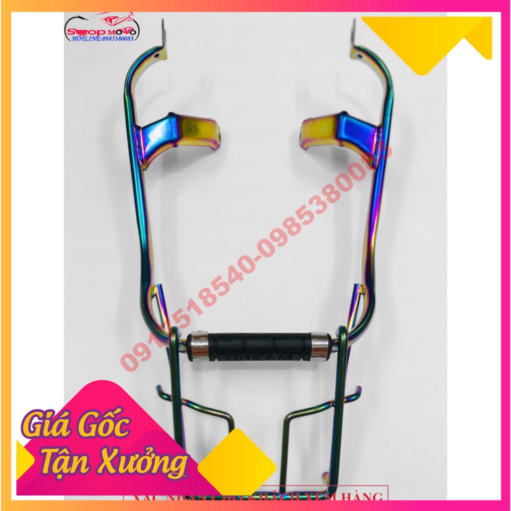 Cảng titan lắp cho xe dream (Ảnh Sp thật)