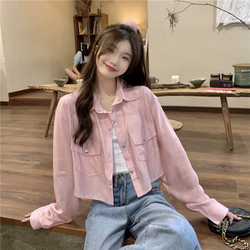 Áo Khoác Sơ Mi Chống Nắng Dáng Rộng Thời Trang Hàn Quốc 53647