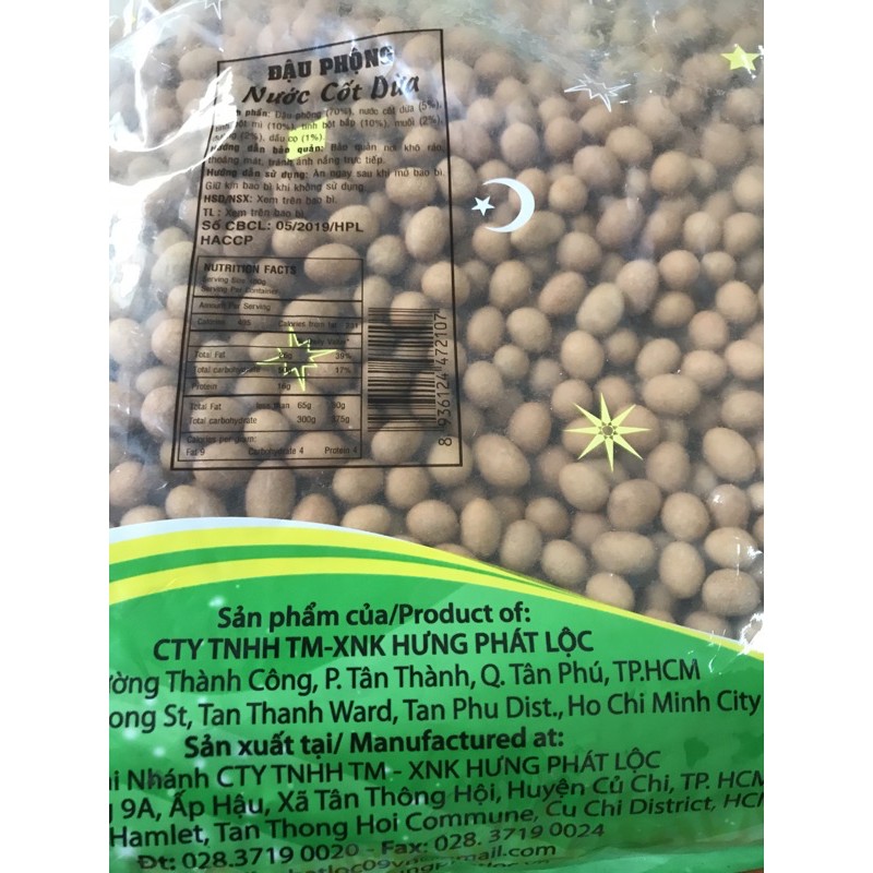 Đậu phộng da cá cốt dừa (500g)