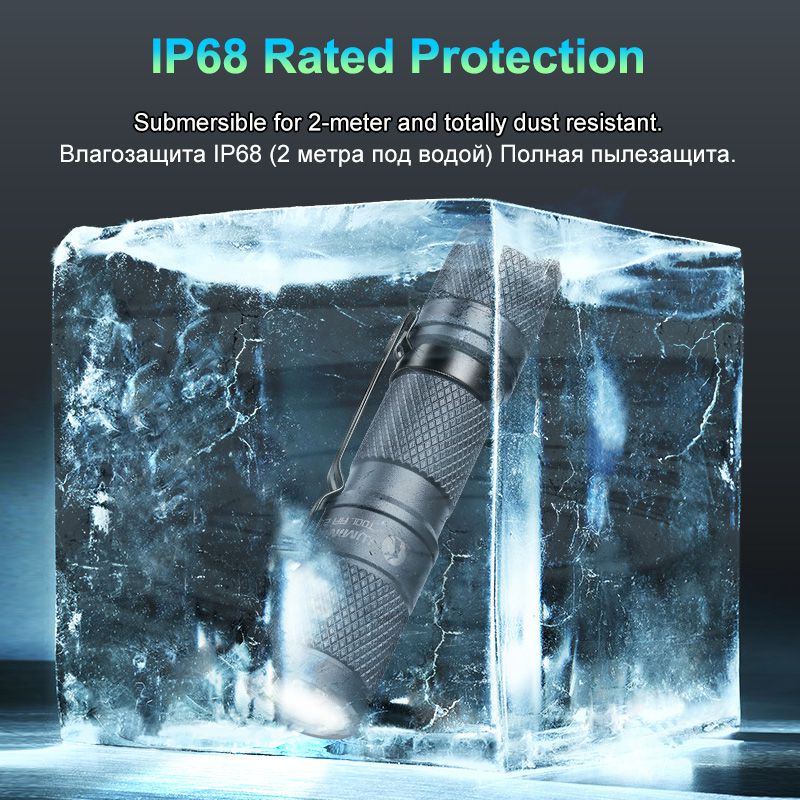 Đèn Pin AA 2.0 Mini 650 Lumens 127M Kèm Móc Khóa Tiện Dụng Khi Đi Cắm Trại