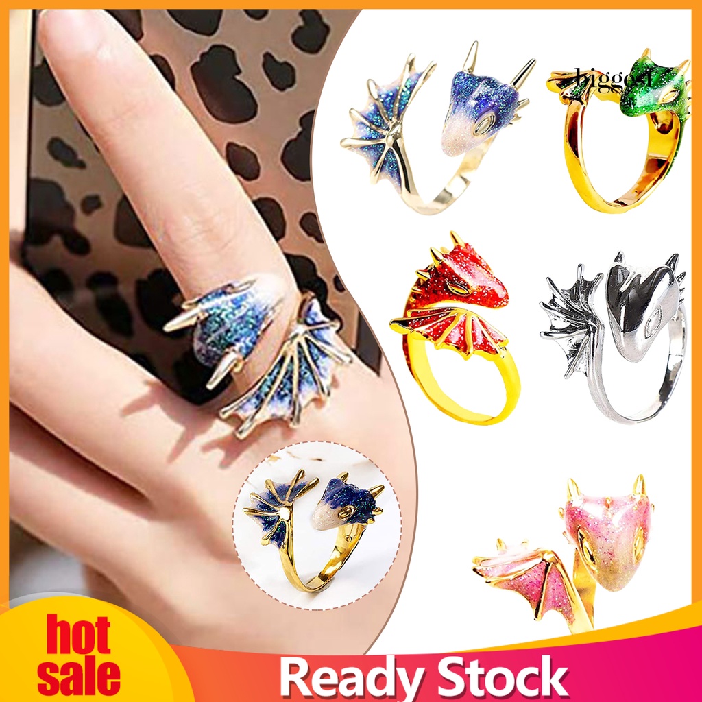 Nhẫn Hợp Kim Hình Rồng Độc Đáo