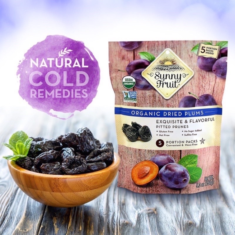 Nho sấy/ Mận Sấy/ Mơ sấy hữu cơ Sunny Fruit