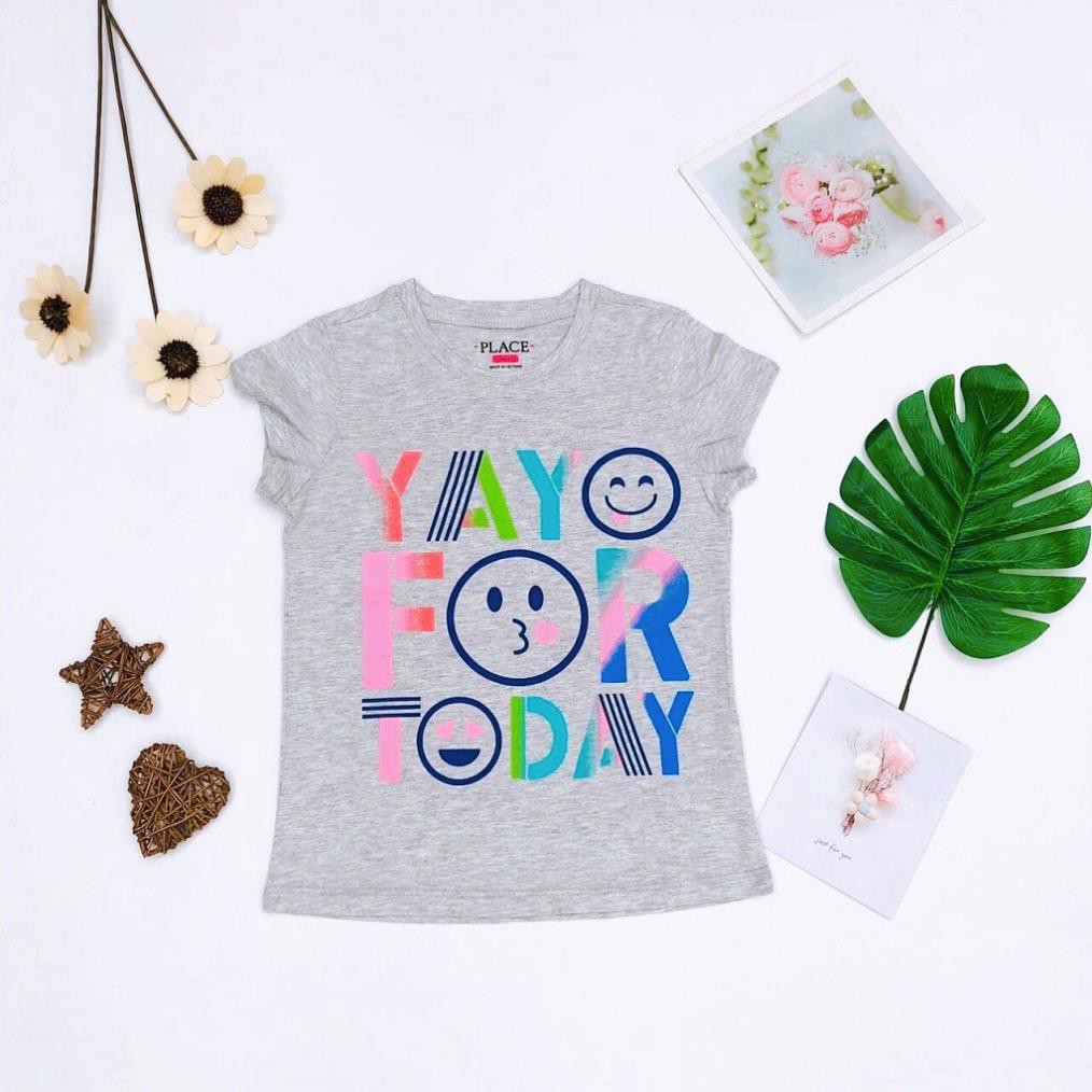 Áo thun cho bé gái, áo phông bé gái chất cotton mềm mát, size 4 - 14 tuổi - BONGKIDS