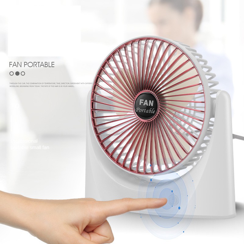 Quạt Tích Điện mini FANPORTABLE Sạc Tích điện - 3 Chế Độ Gió Mạnh Mẽ, Nhỏ gọn Tiện Lợi - Pin chạy 3-5h HUSO | BigBuy360 - bigbuy360.vn