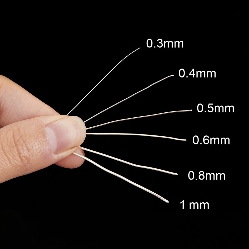 Cuộn dây đồng xỏ hạt làm đồ trang sức thủ công cỡ 0.2-1m