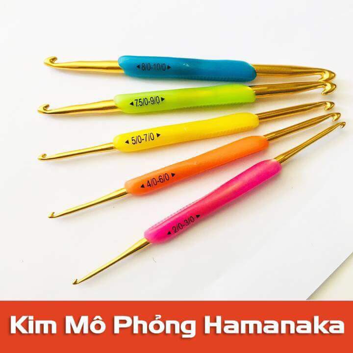 Bộ kim móc mô phỏng kim hanama