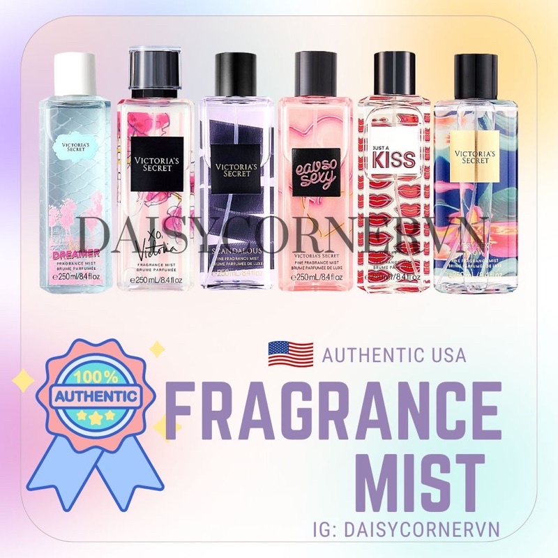 Xịt thơm body mist Nước Hoa Victoria’s Secret