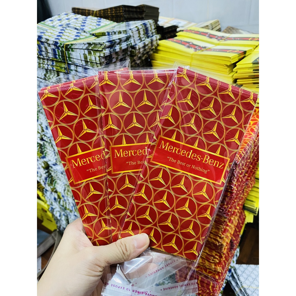 Xấp 10 bao lì xì thương hiệu sang chảnh, bao lì xì tết