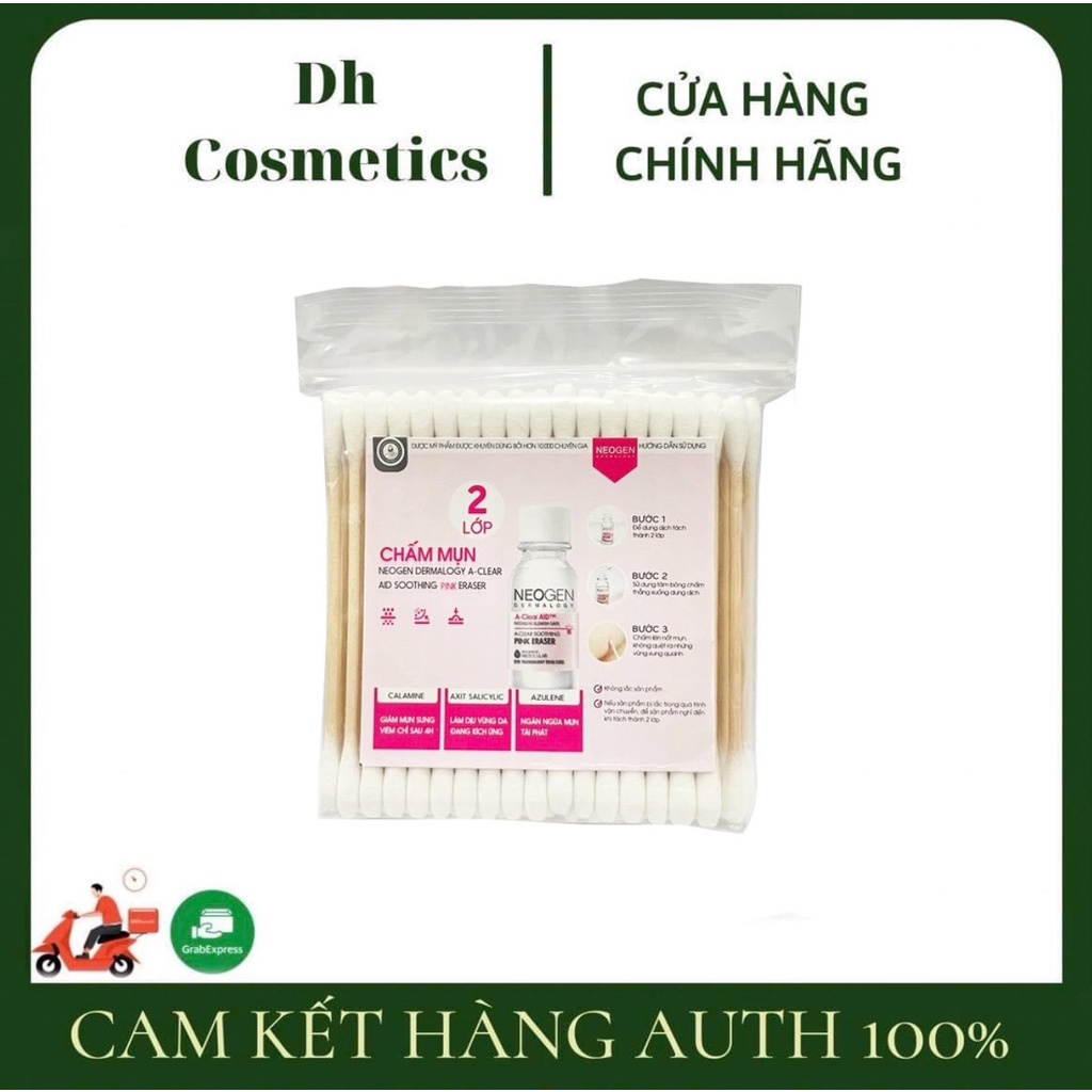 Tăm Bông Gỗ Hỗ Trợ Nặn Mụn Và Chấm Mụn Neogen