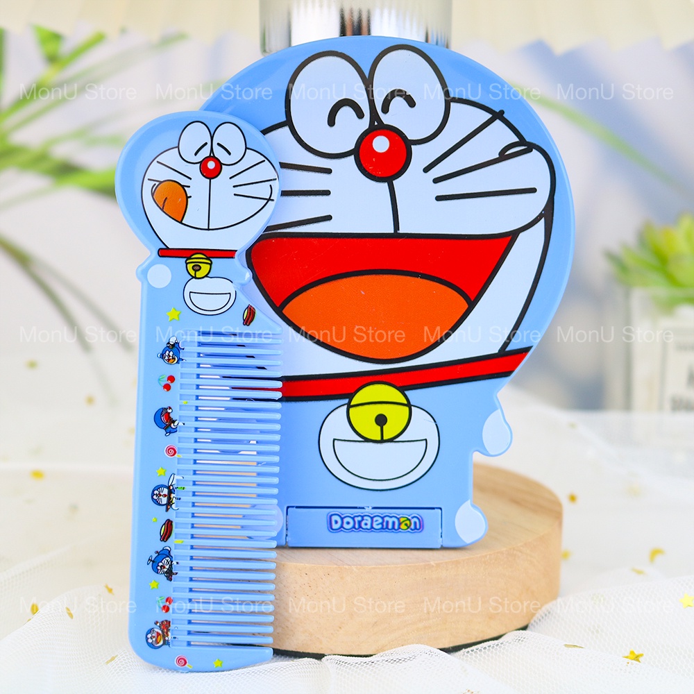 Gương và lược hình DORAEMON DOREMON dễ thương cute MonUStore MON0290 TooYoo