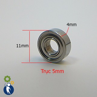 Vòng Bi Trục 5mm 5x11x4mm