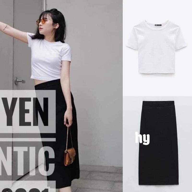 chân váy MIDI lỡ cạp chun | BigBuy360 - bigbuy360.vn