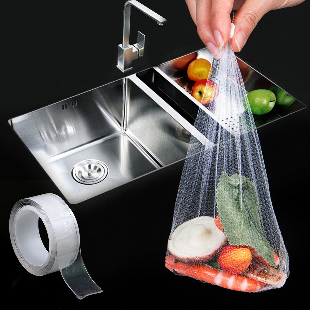 Borage Giá Đỡ Túi Rác Hình Tam Giác Gắn Góc Bồn Rửa Chén