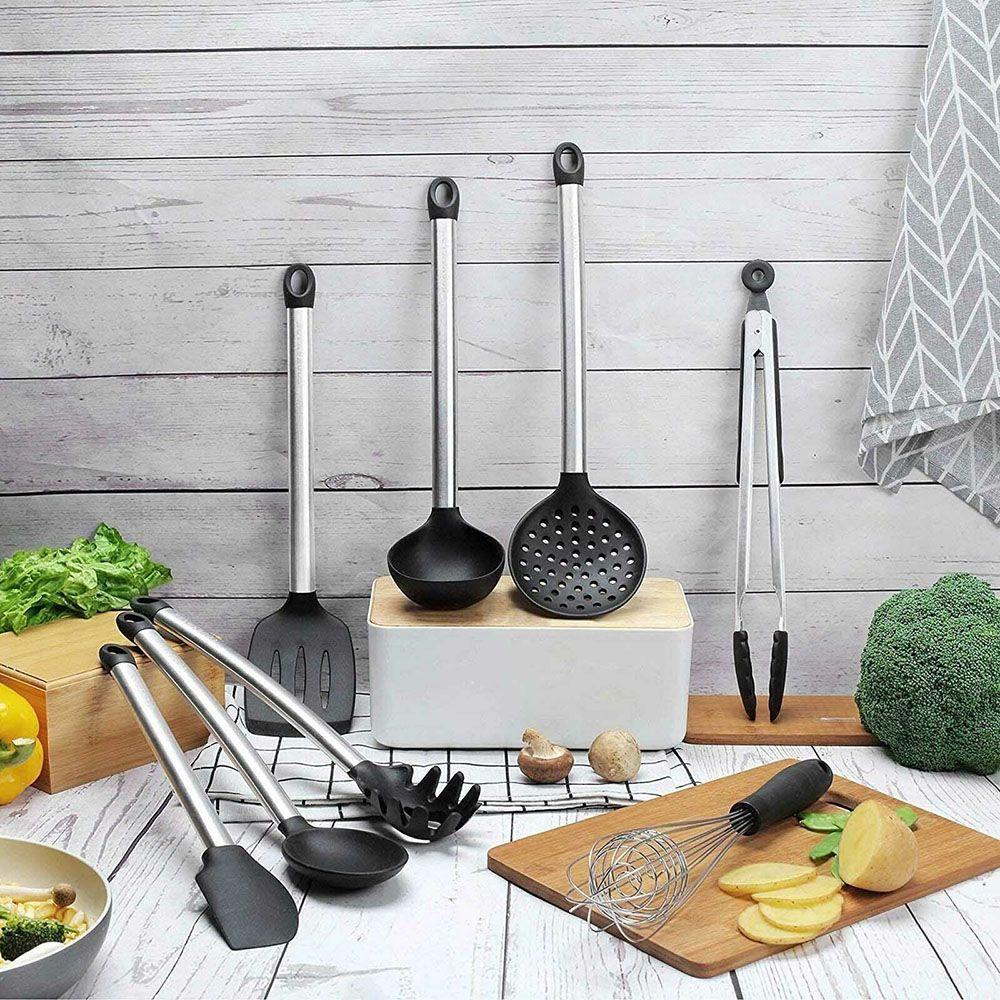 WATTLE Bộ 9 Dụng Cụ Nấu Ăn Bằng Silicone Cao Cấp