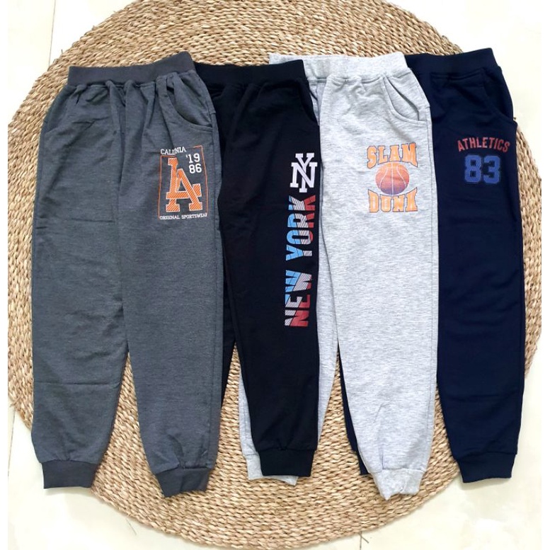 Quần nỉ Jogger VNXK bé trai đại cồ 8-14yBONG KEN KIDS SHOP