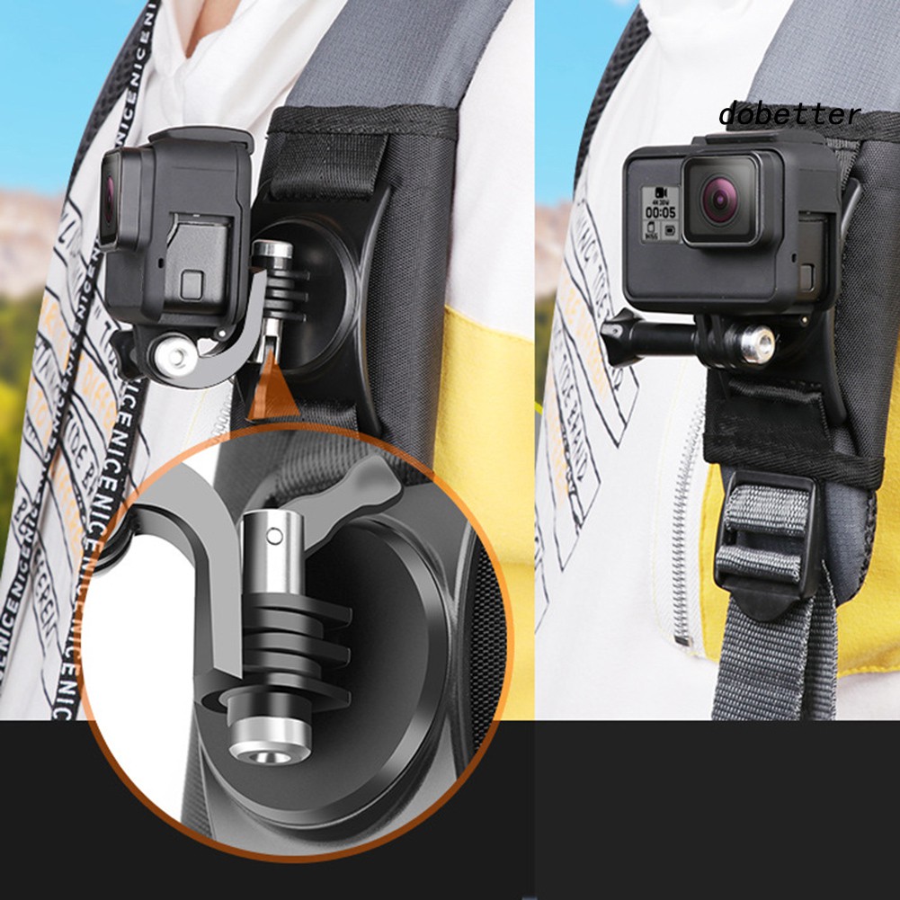 Kẹp Giữ Camera Hành Trình Gopro / Osmo Có Thể Xoay 360 Độ Tiện Dụng | BigBuy360 - bigbuy360.vn