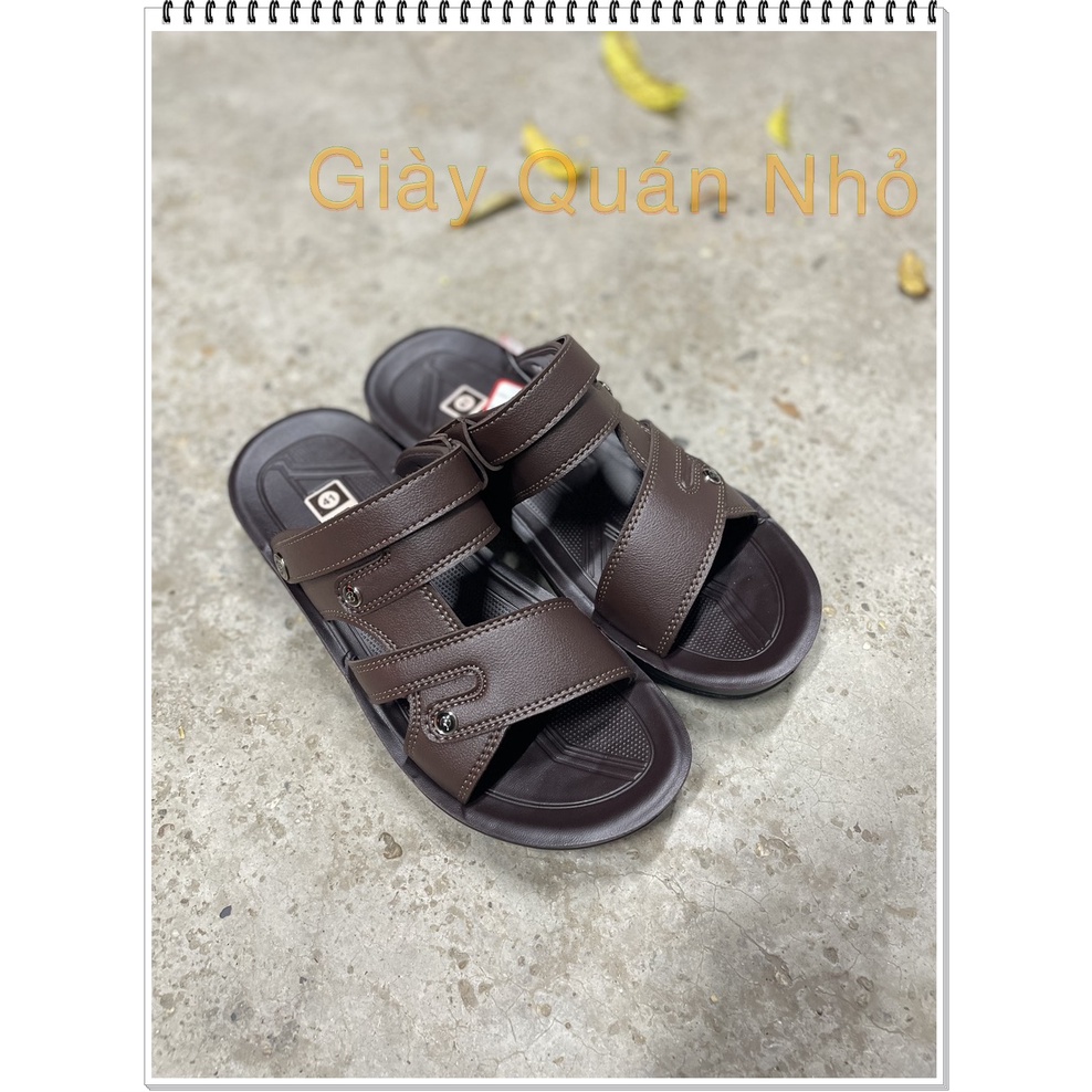 Dép da nam bitas sum100, nhẹ, đẹp, bền, giá hợp lý; cỡ 38-43