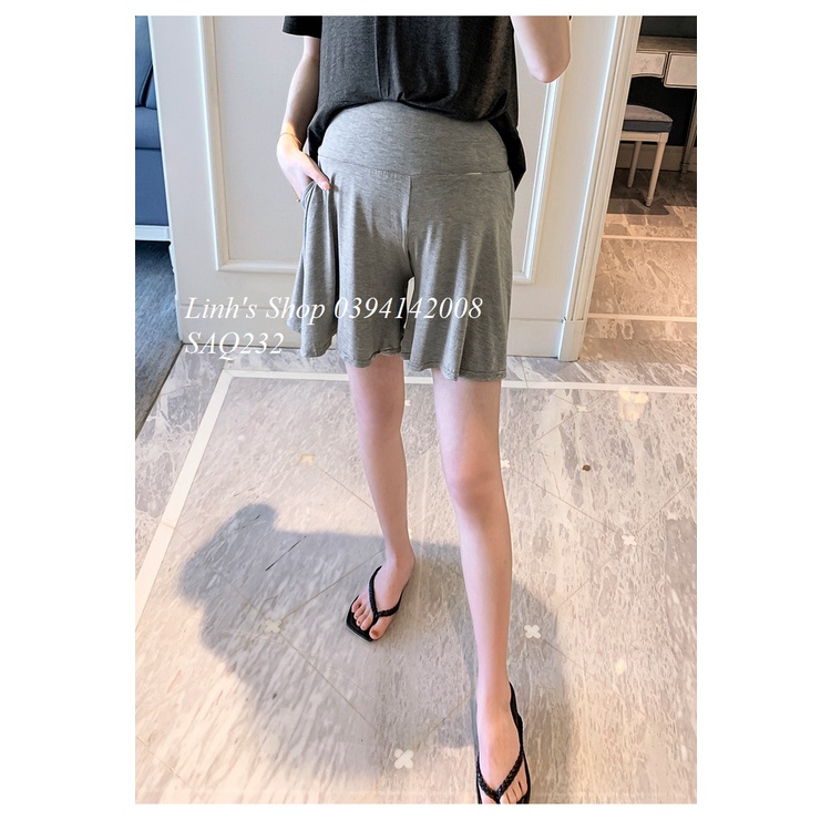 Set Áo Quần Bầu Bộ Bầu Xinh SAQ232 Chất Cotton Lạnh Siêu MÁT