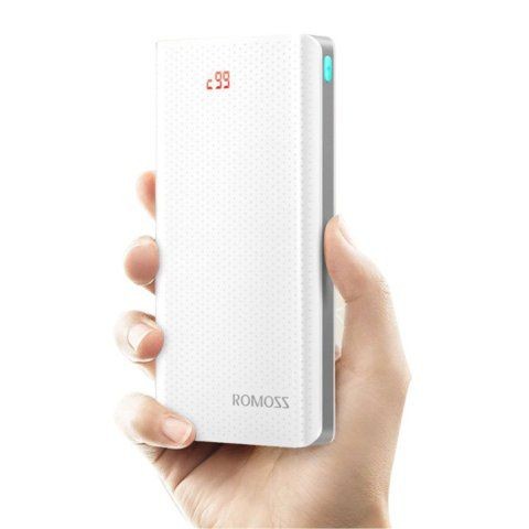 Pin sạc dự phòng Romoss Sense 6 Led 20.000mAh Chính Hãng