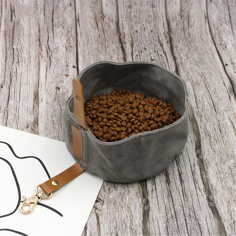 Túi Đựng Thức Ăn Bằng Vải Canvas Chống Thấm Nước Tiện Dụng Cho Thú Cưng