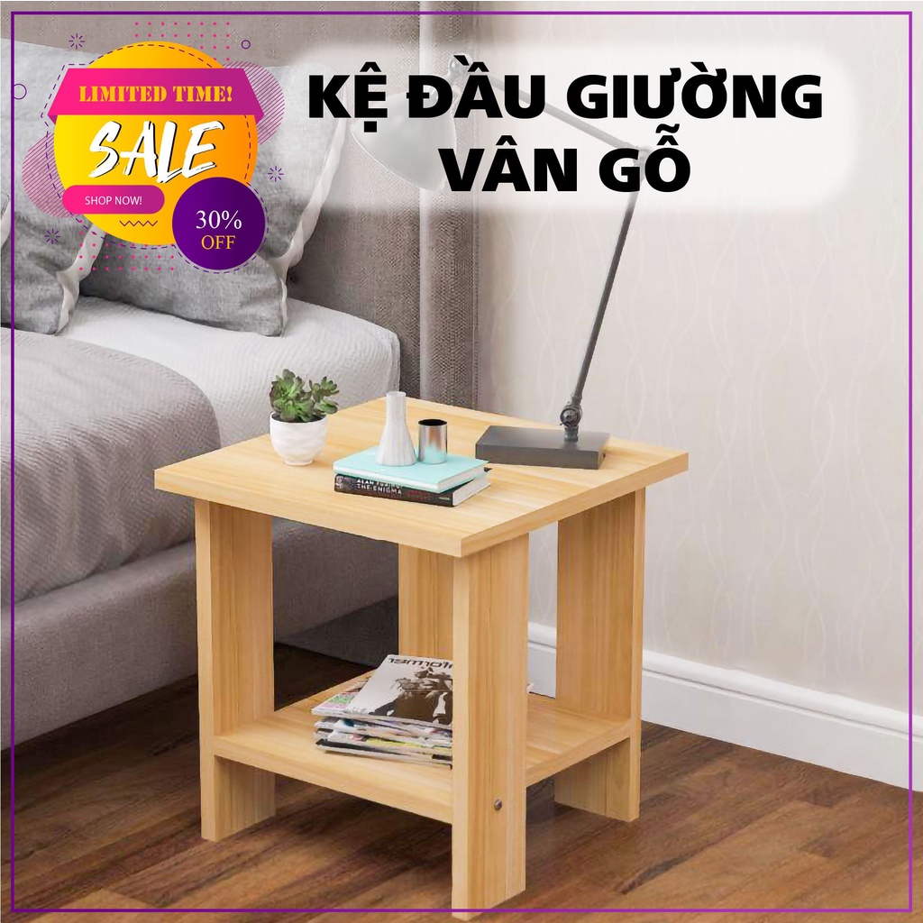 Kệ Đầu Giường Mini, Bàn Trà Nhỏ Chất Liệu Gỗ Cao Cấp