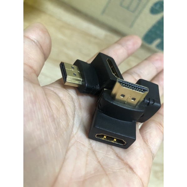 jack chuyển HDMI góc 90 độ (thẳng thành cong)