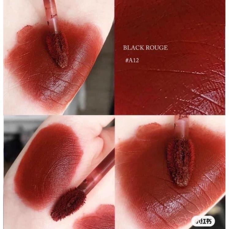 Son Black Rouge A12 màu đỏ gạch ver 2 nắp tím