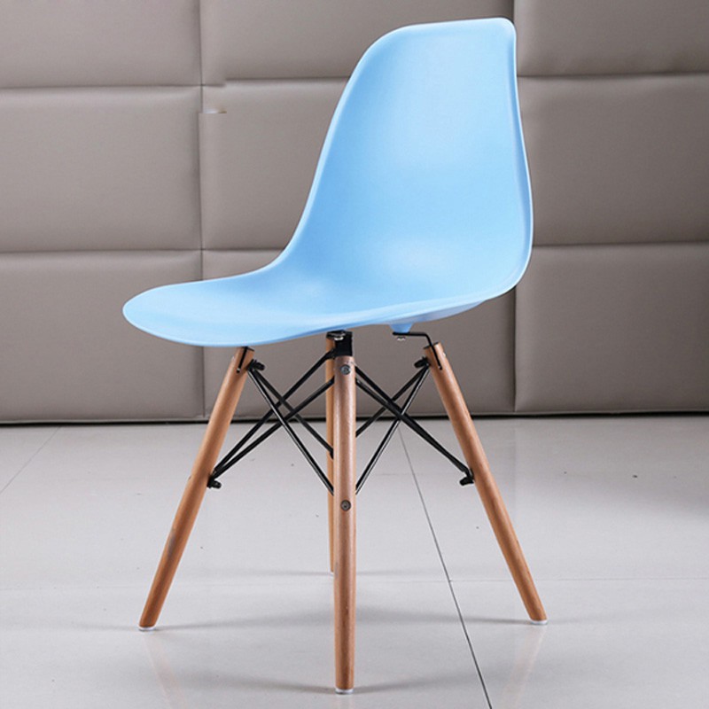 [Nội thất văn phòng HCM] - Ghế eames nhựa cao cấp chân gỗ đan phong cách | BigBuy360 - bigbuy360.vn