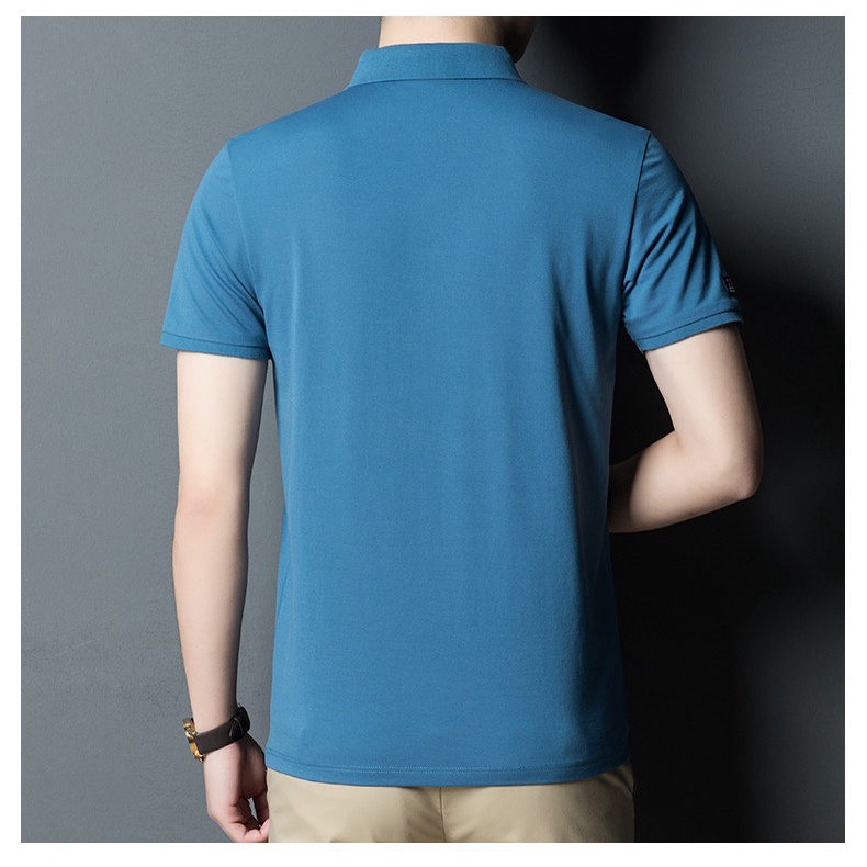 CÓ 5 MÀU ÁO THUN POLO NAM TAY NGẮN CỔ TRỤ MẪU MỚI HOT TREND MÃ SỐ 18