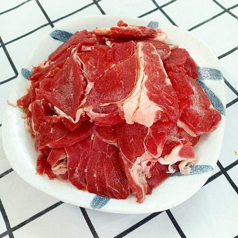 (Giao 1h)Bắp bò Úc thịt mềm, không mỡ, có sớ gân, khay 500g