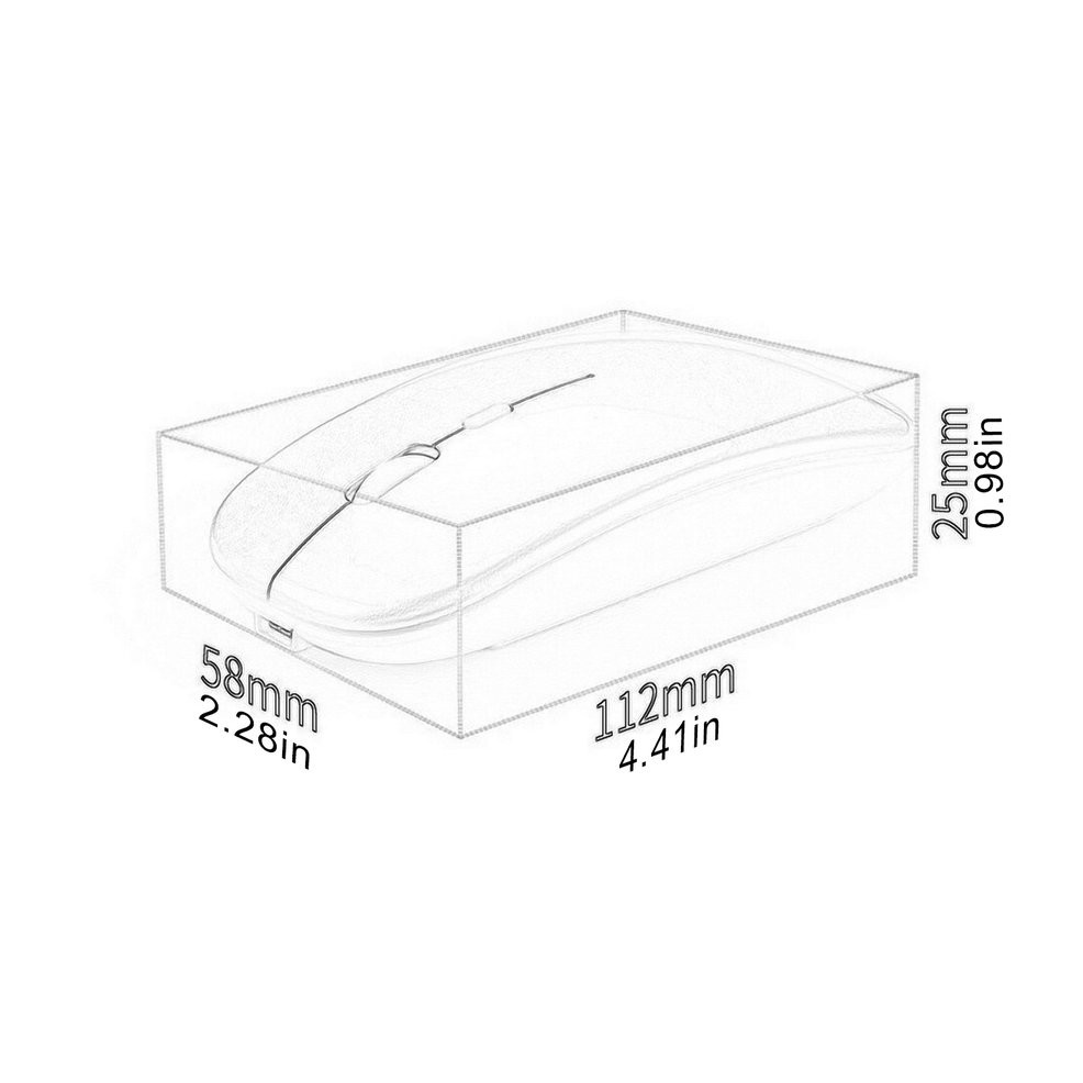 Chuột Quang Không Dây Siêu Mỏng 2.4ghz Ht19