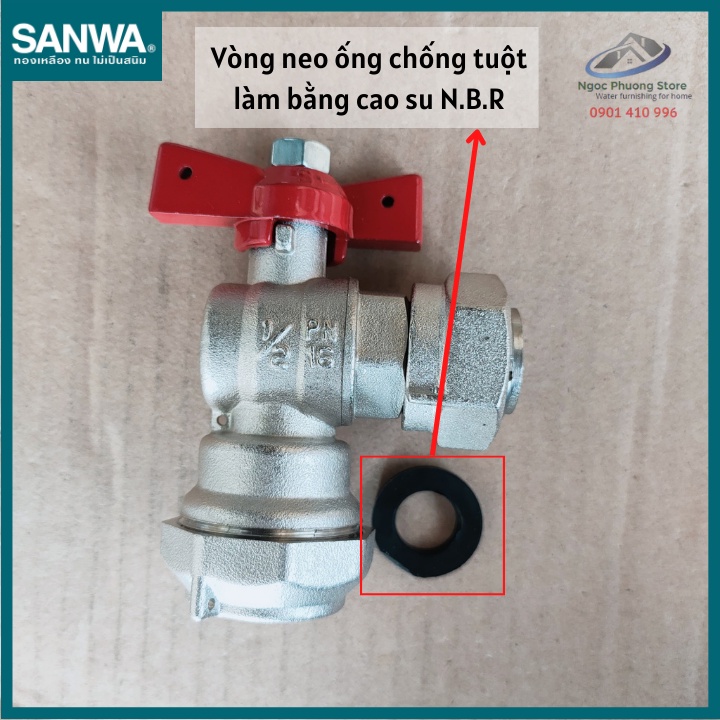 VAN GÓC LIÊN HỢP loại CÓ Van 1 chiều / loại KHÔNG có Van 1 chiều