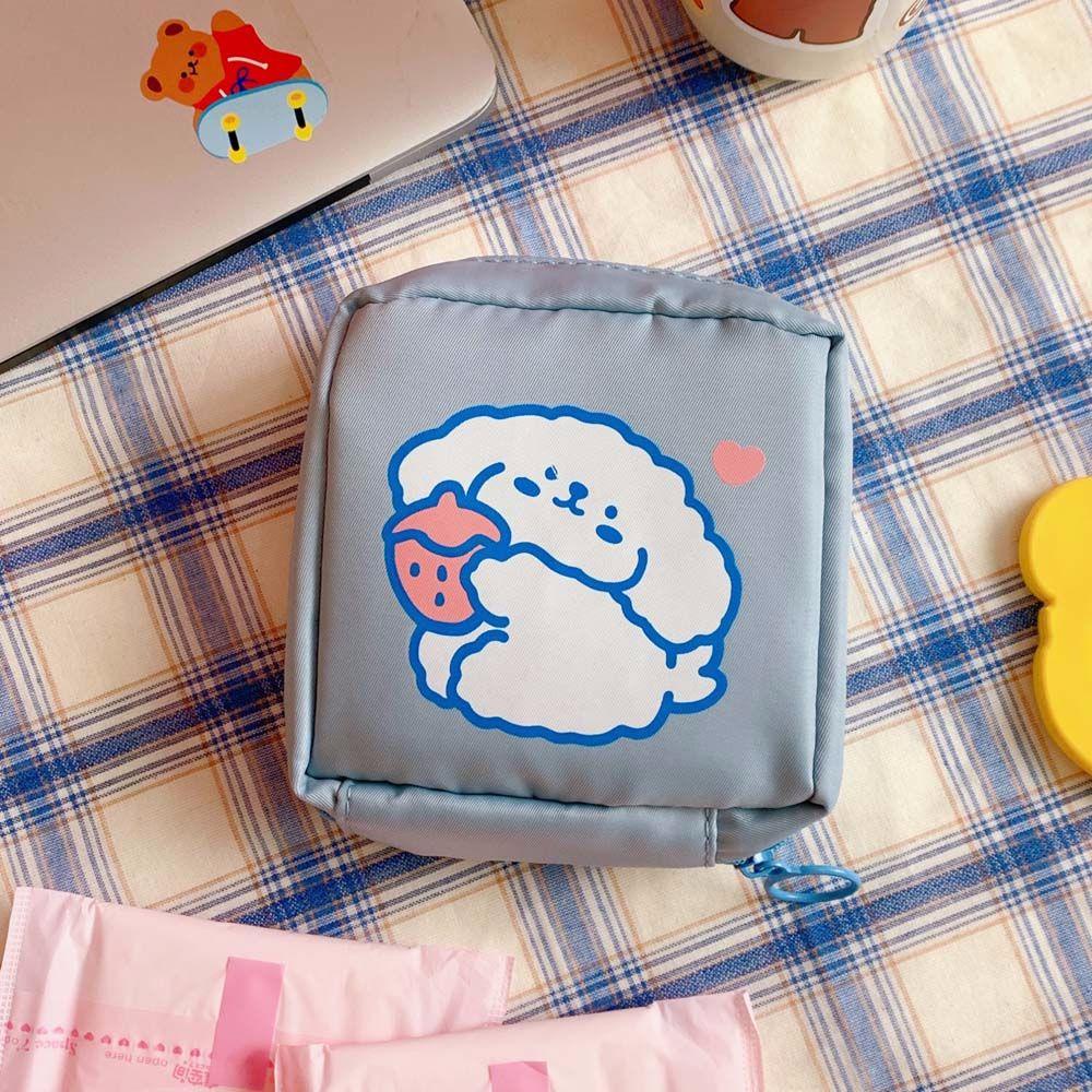 Túi Đựng Mỹ Phẩm / Tiền Xu / Đồ Vệ Sinh Chống Thấm Nước Mini Hình Thỏ / Gấu Kiểu Hàn Quốc