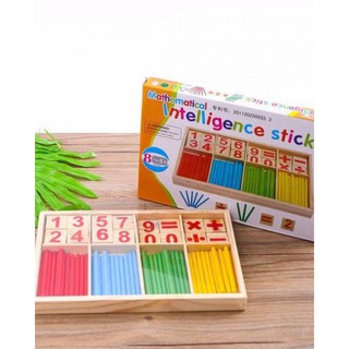 [HOT] dụng cụ học tập cho bé -Bảng gỗ que tính và chữ số cho bé – CHẤT LƯỢNG CAO
