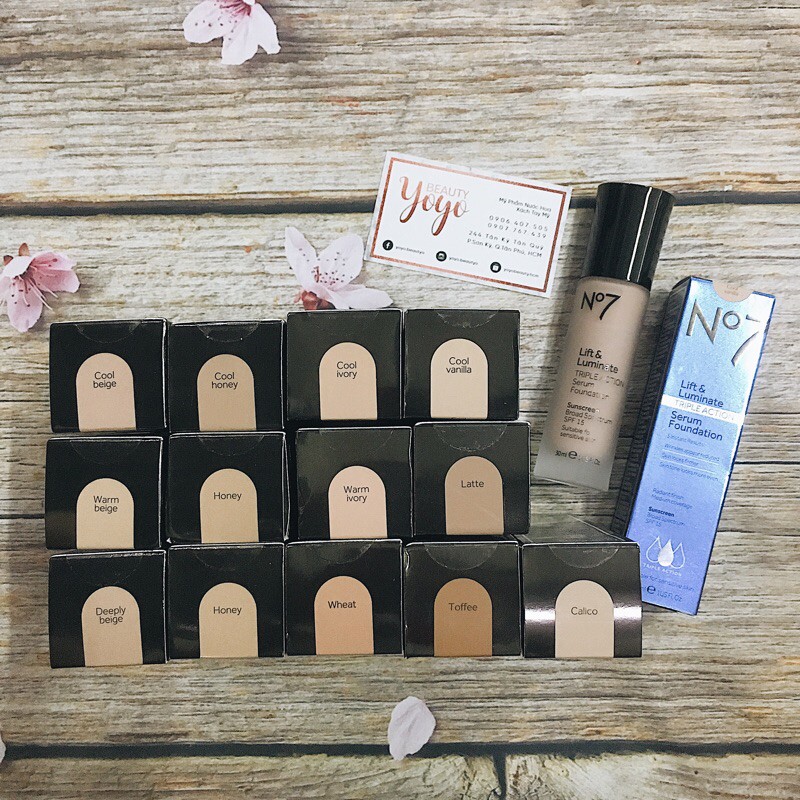 Kem nền dạng serum No7 Lift & Luminate Triple Action Serum Foundation | BigBuy360 - bigbuy360.vn