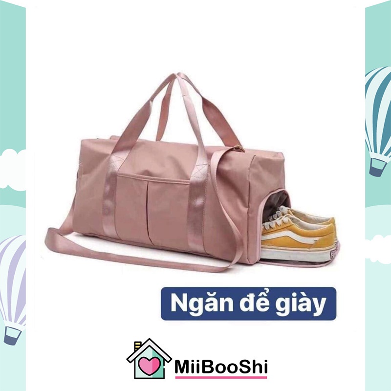 Túi du lịch size lớn chống thấm nước đa năng có ngăn đựng giày riêng biệt MiibooShi SF703