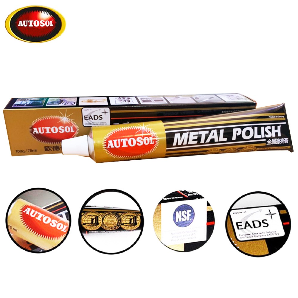 [LOẠI LỚN 100G] Dầu Đánh Bóng Kim Loại Autosol Metal Polish Nội Địa Trung 75ml - Kivo