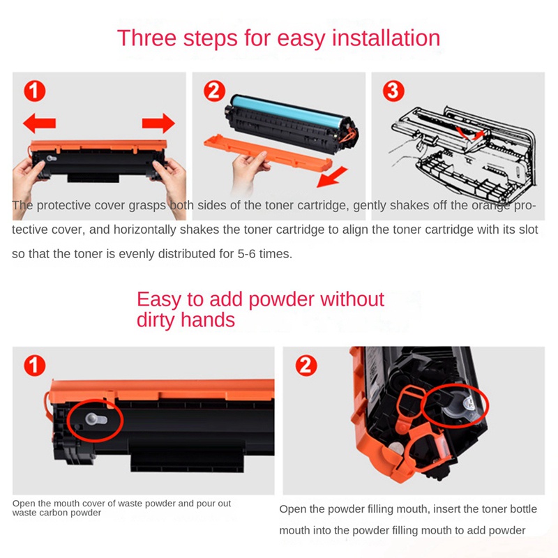 Hộp Đựng Nước Hoa Hồng 48A Dành Cho Máy in HP CF248A HP Pro M15W M28W