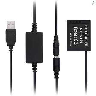 Bộ sạc nguồn CP-W126 phụ kiện chuyên dụng cho pin NP-W126 với lỗ cắm USB tiện lợi