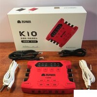 Soundcard thu âm XOX K10S 2018 New phiên bản mới livestream karaoke