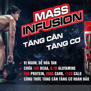 Tăng Cân Nhanh 1Kg Mass infusion Chính Hãng BBT