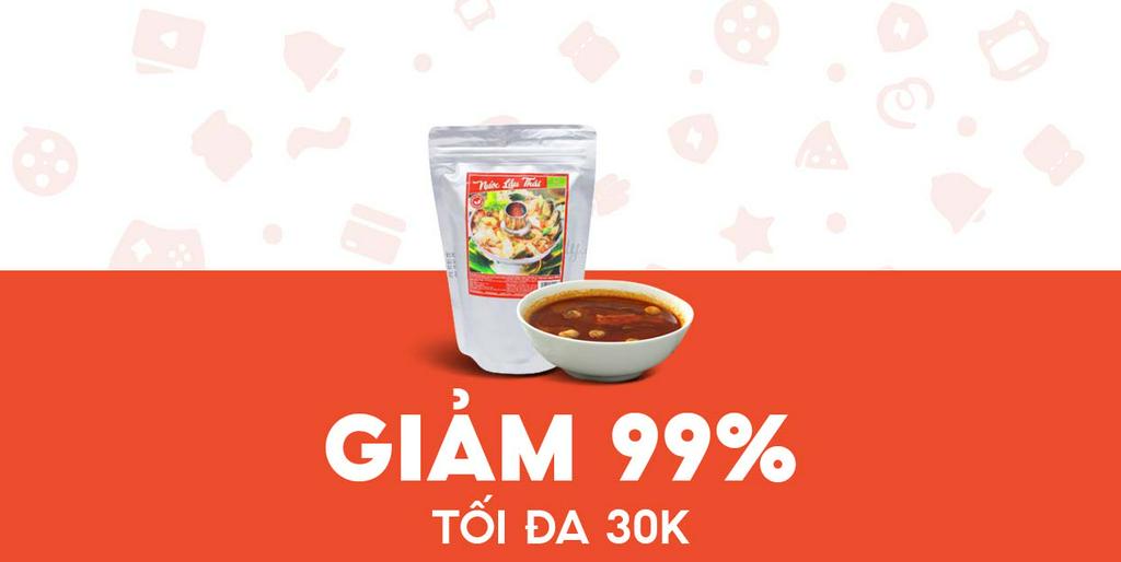 - 3 Sạch - Giảm 30K Nước Lẩu Thái Bếp 3S (Túi 500Ml)