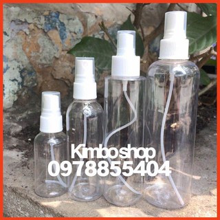 [HOT]Chai nhựa pet vòi phun sương 50ml 100ml 150ml 200ml 250ml