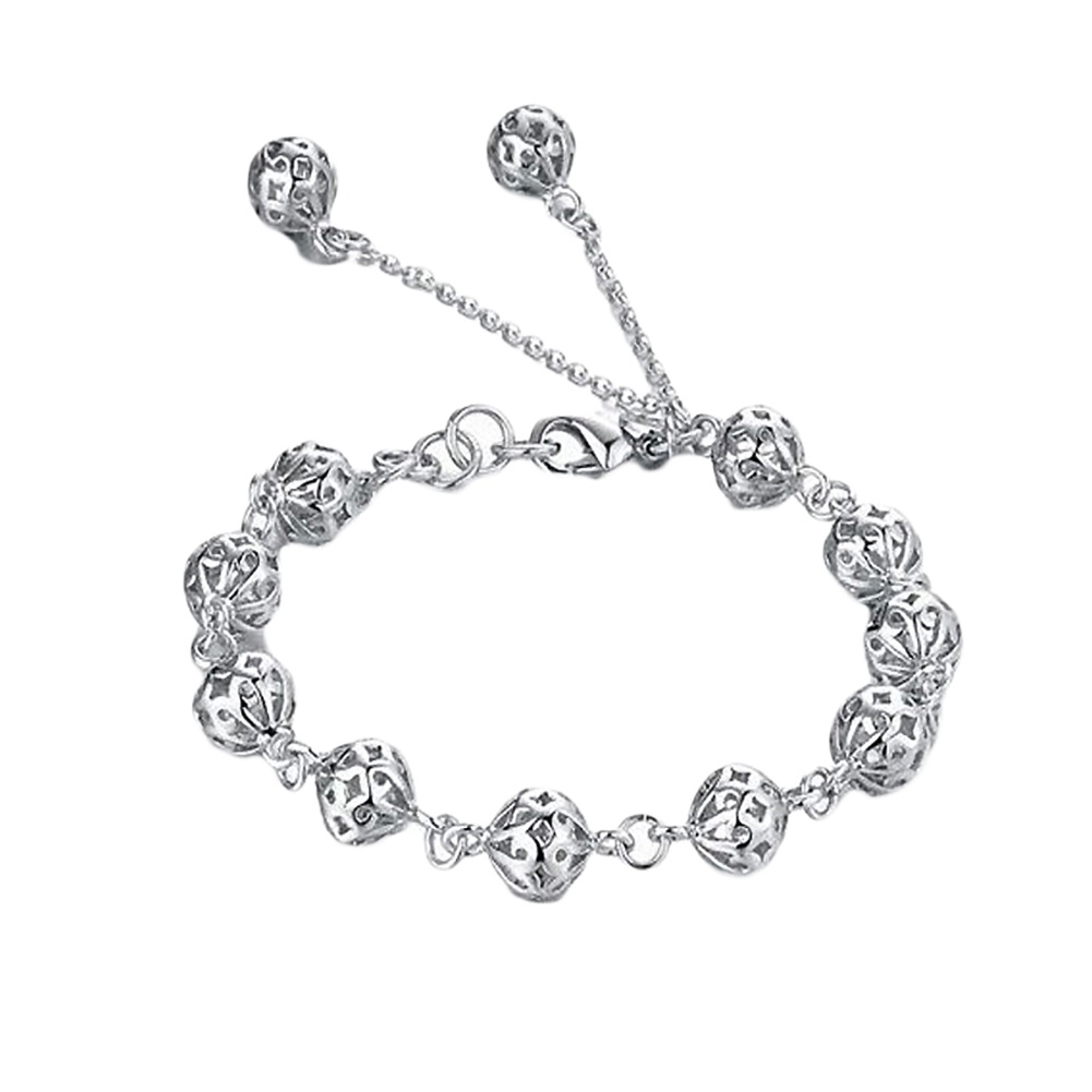 Vòng đeo tay hợp kim phối hạt thời trang cá tính cho nữ