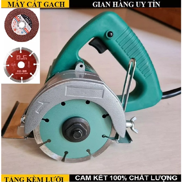 Máy cắt gạch - Xuất xứ thương hiệu : Đài Loan - Tặng kèm 2 lưỡi - Sản phẩm tốt vượt bậc trong tầm giá