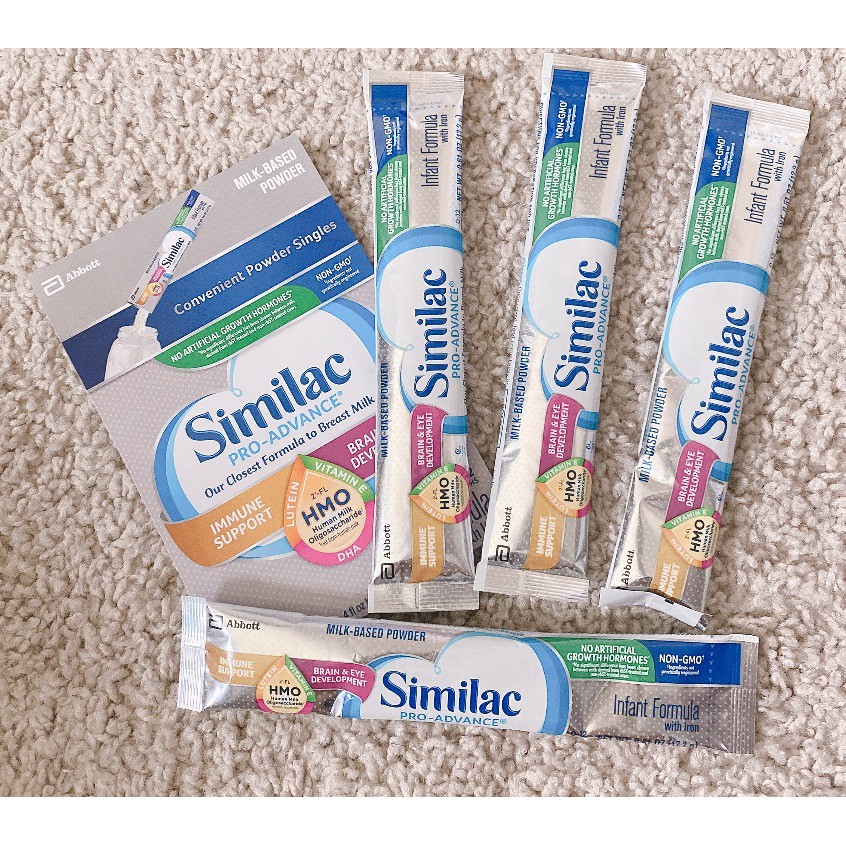(Hàng Mỹ có sẵn) Sữa bột Similac Pro Advance dạng thanh 17.2g hộp 16 thanh