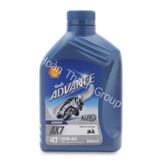 Nhớt xe máy shell advance ax7 10w40 800ml