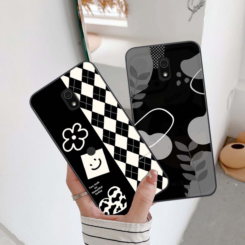 Ốp lưng Xiaomi REDMI 8A hình bear bò sữa hoa họa tiết cute - rẻ bền đẹp